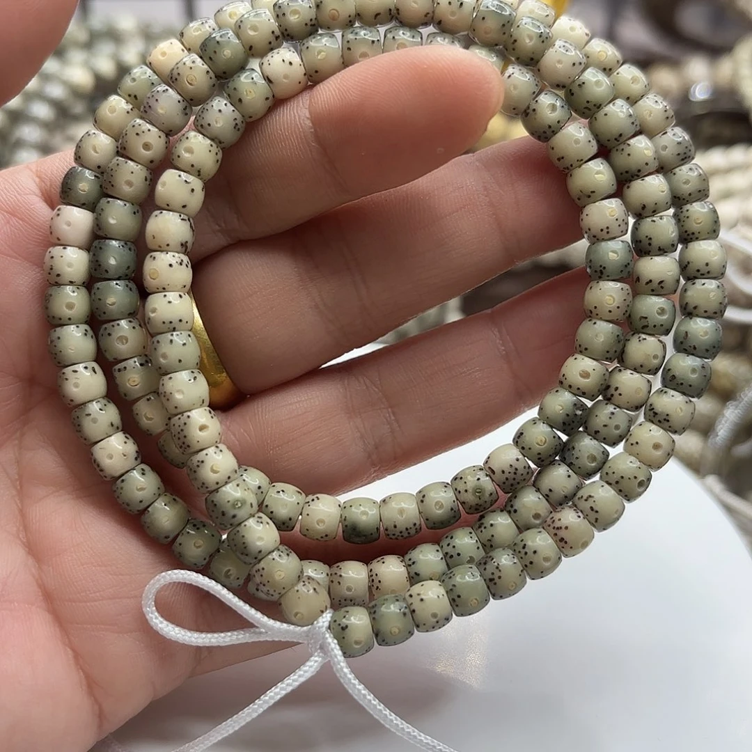 手串星月菩提65鼓冰糖通体大留白