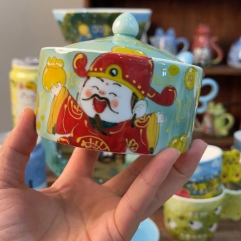 炉景德镇釉下手绘陶瓷