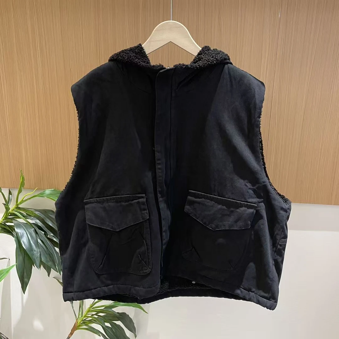 16834新款秋冬加厚双面穿休闲减龄宽松显瘦马夹