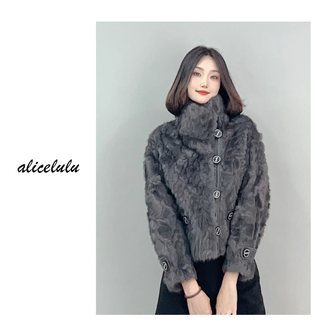 1 ALICE “叛逆千金”绒毛外套 波尔卷 个性名媛 S2141127Tr