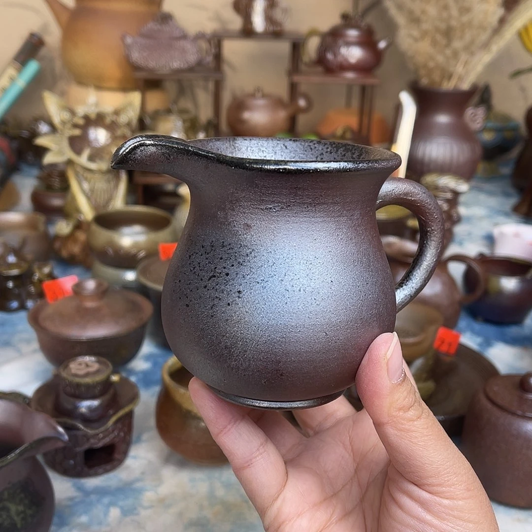 还原烧把手公道杯
