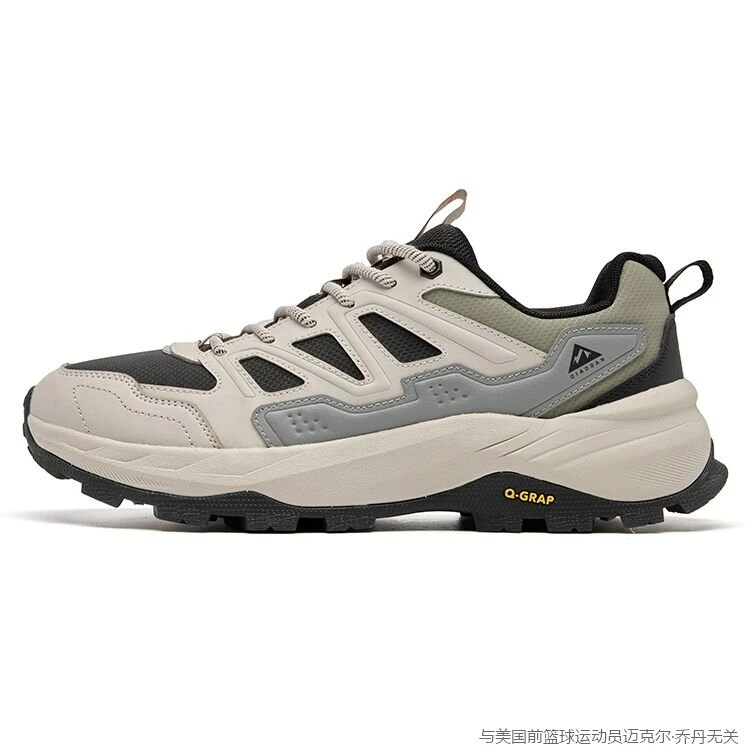 乔丹运动鞋男冬季革面缓震防滑耐磨户外徒步越野鞋男QDF073254927