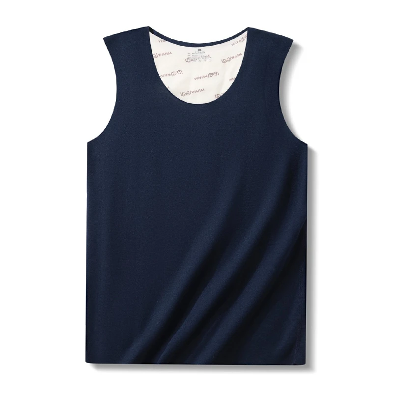 【优莎】YP303新款秋冬男士100%羊毛填充贴片男款保暖背心