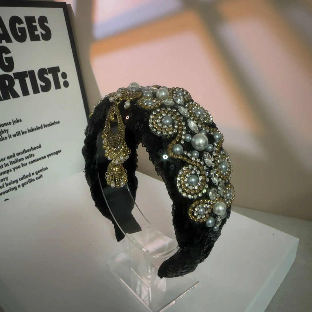 【藏缘】原创设计轻奢额饰藏风发箍