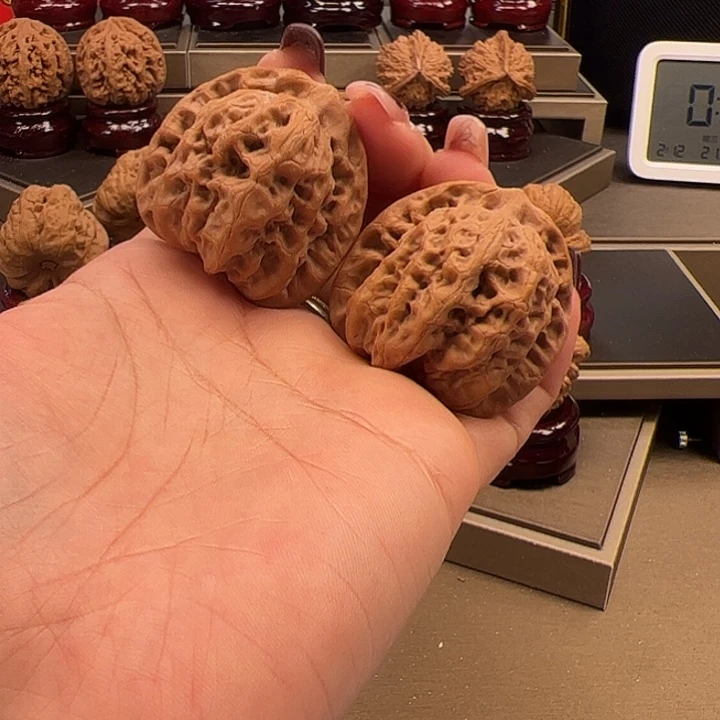 文玩核桃把件38 佛 肚 e-017