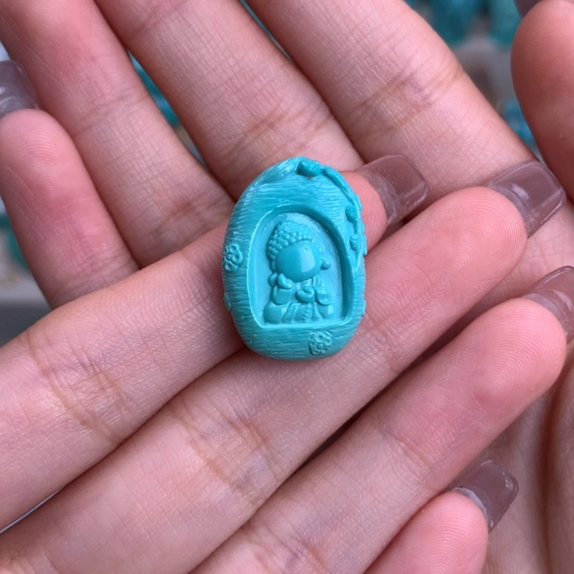 【闪购商品】绿松石未镶嵌无相佛