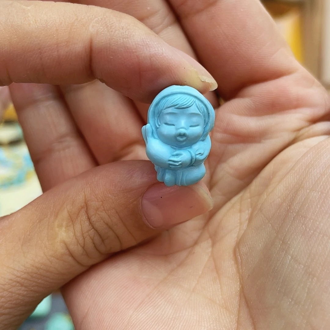 绿松石未镶嵌吊坠(不含链)