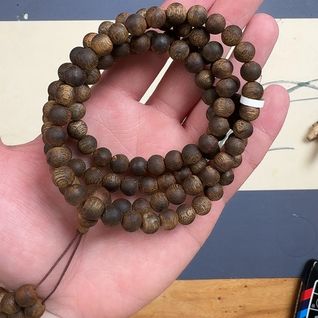 沉香手串0.8奇楠沉香手串超高油脂