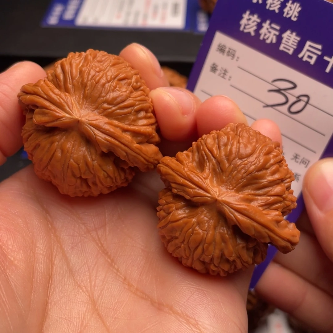把件文玩核桃球白狮子40尺