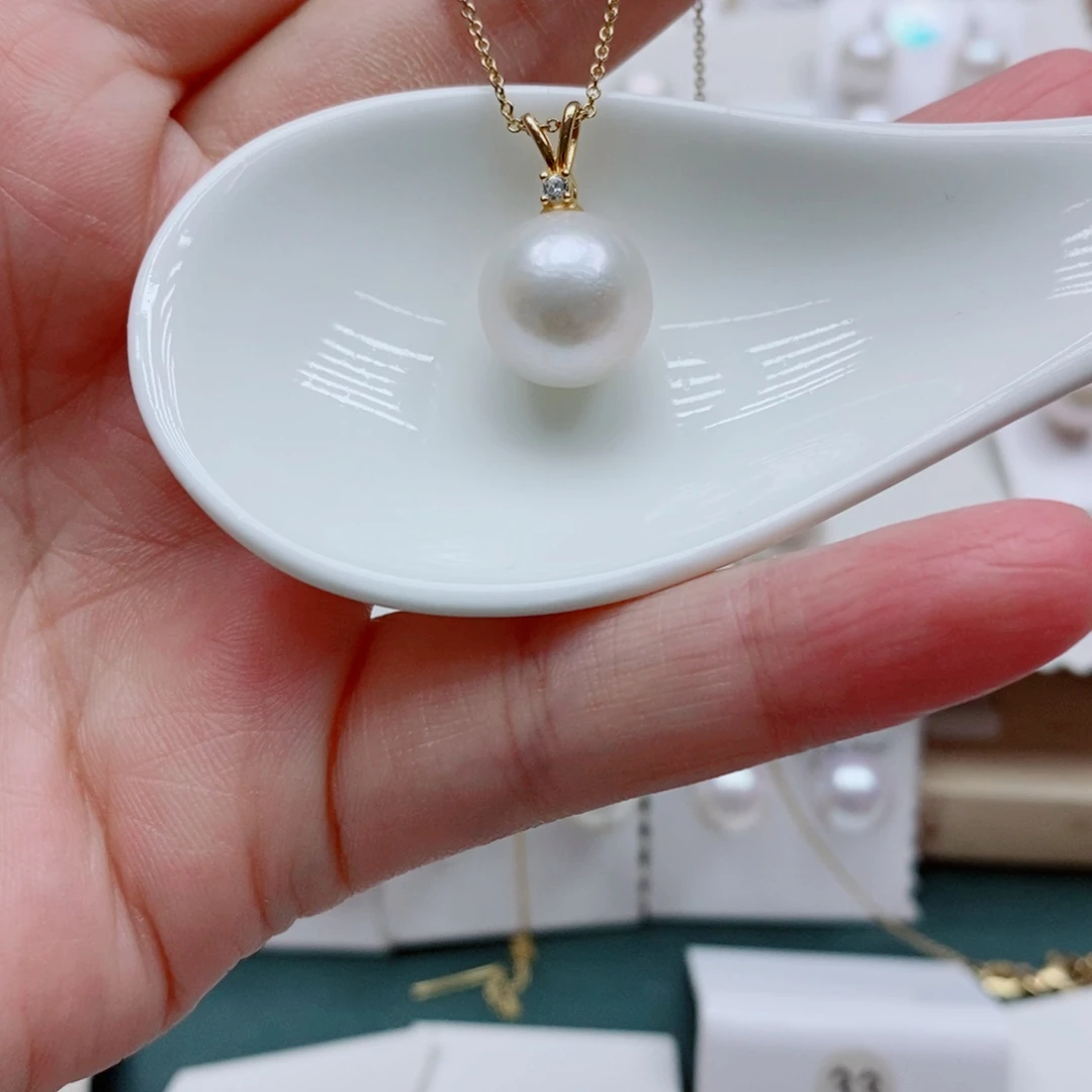 流***念淡水珍珠银S925镶嵌耳饰