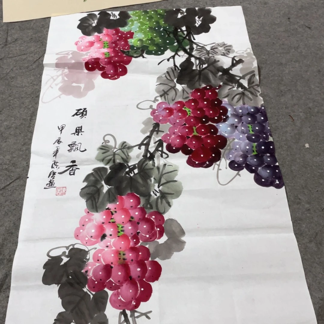 国画国画作品画心一张
