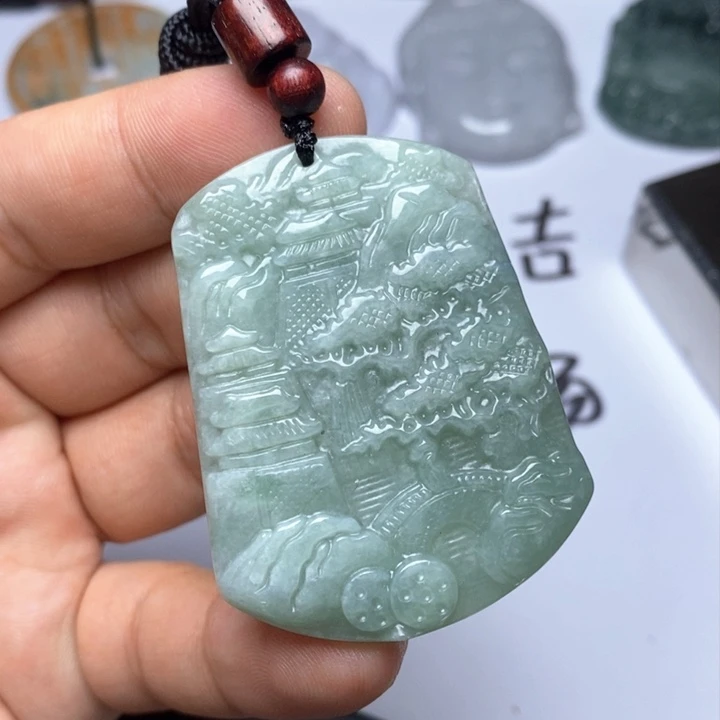 颈饰未镶嵌翡翠翡翠