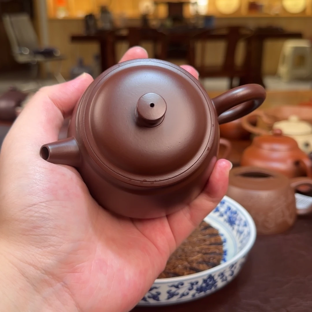 茶壶紫砂金钟紫砂壶