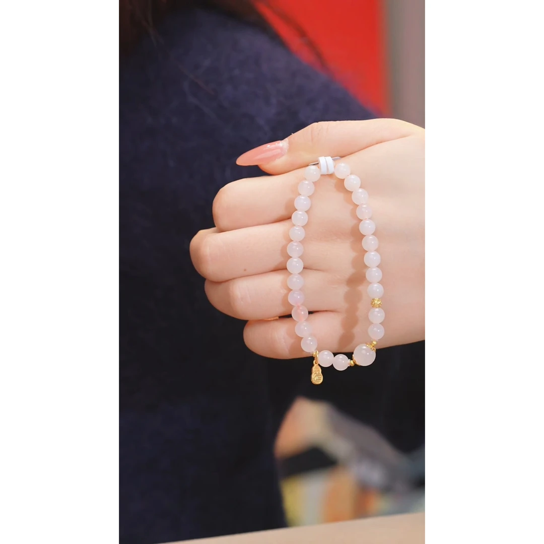 和田玉手串未镶嵌多样性发 卡6@@W9550