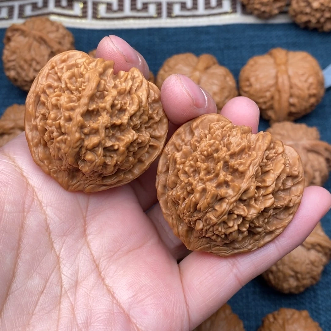 文玩核桃把件42全品满天星精配