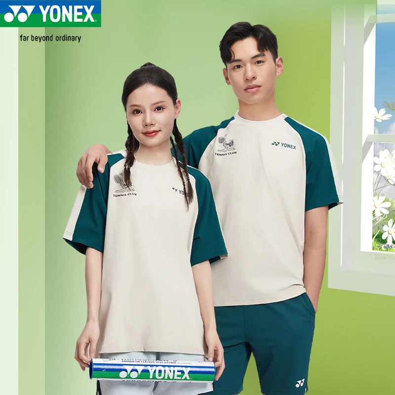 YONEX/2025新款/尤尼克斯/艺术家联名款宽松速干短袖羽球115225