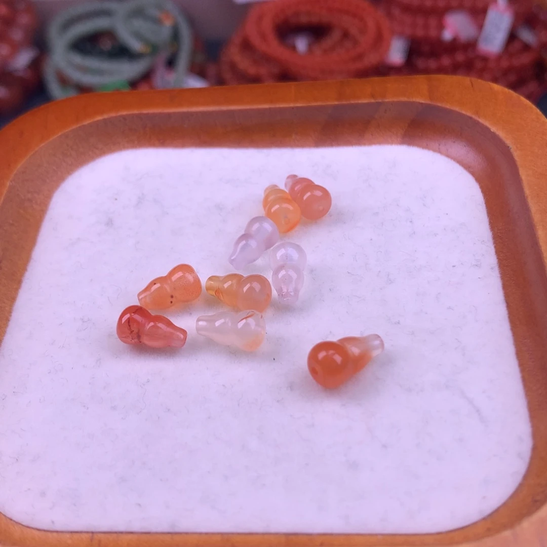 未镶嵌手链南红玛瑙通孔葫芦一盘