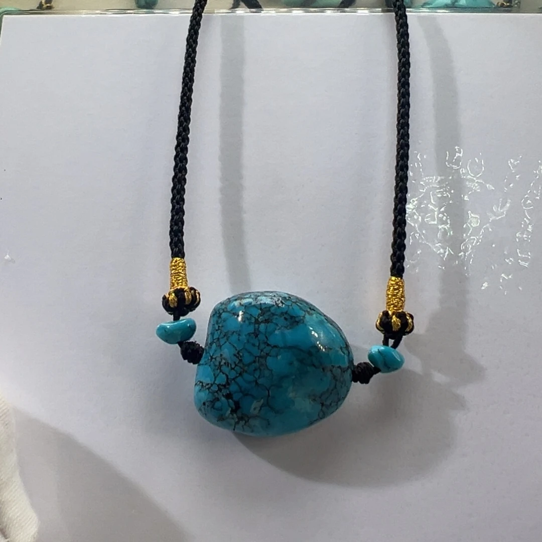 绿松石未镶嵌挂件