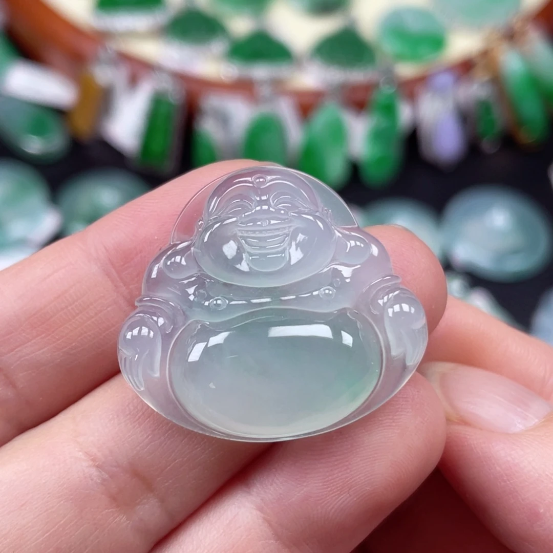 颈饰未镶嵌翡翠佛