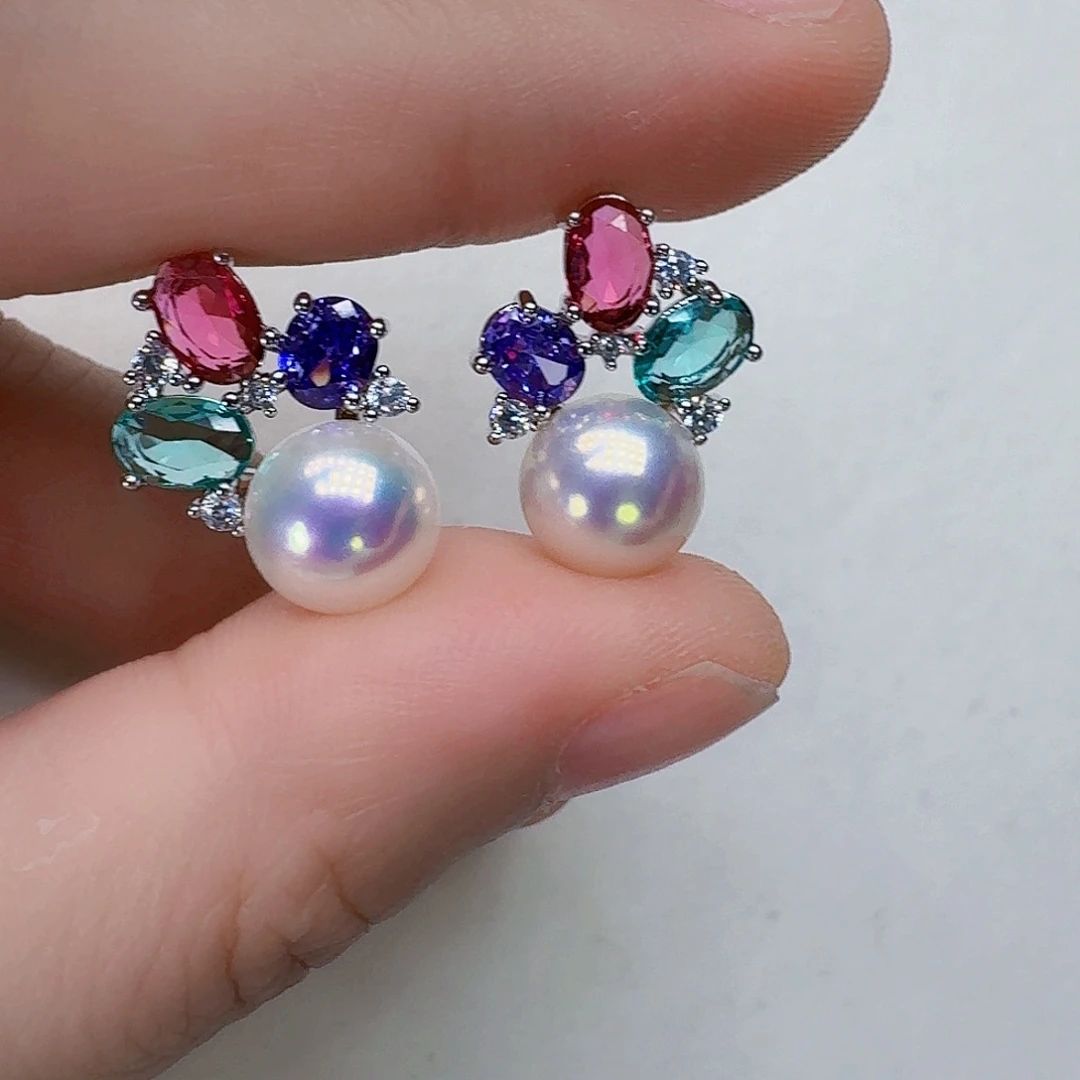 未镶嵌淡水珍珠耳饰