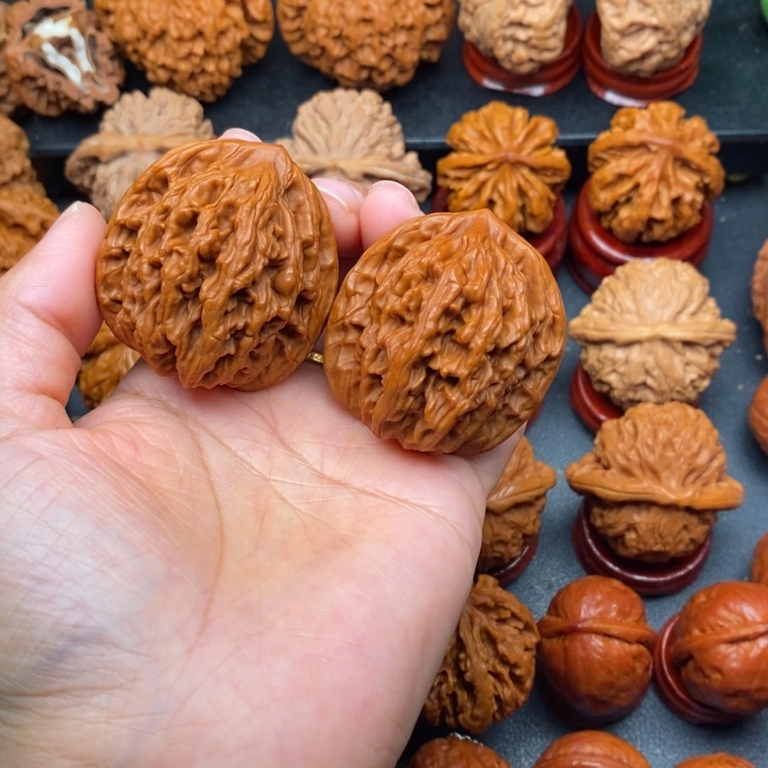 把件文玩核桃42虎头