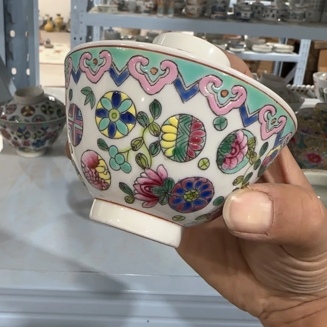 瓷片摆件手绘瓷器全部处理了吧