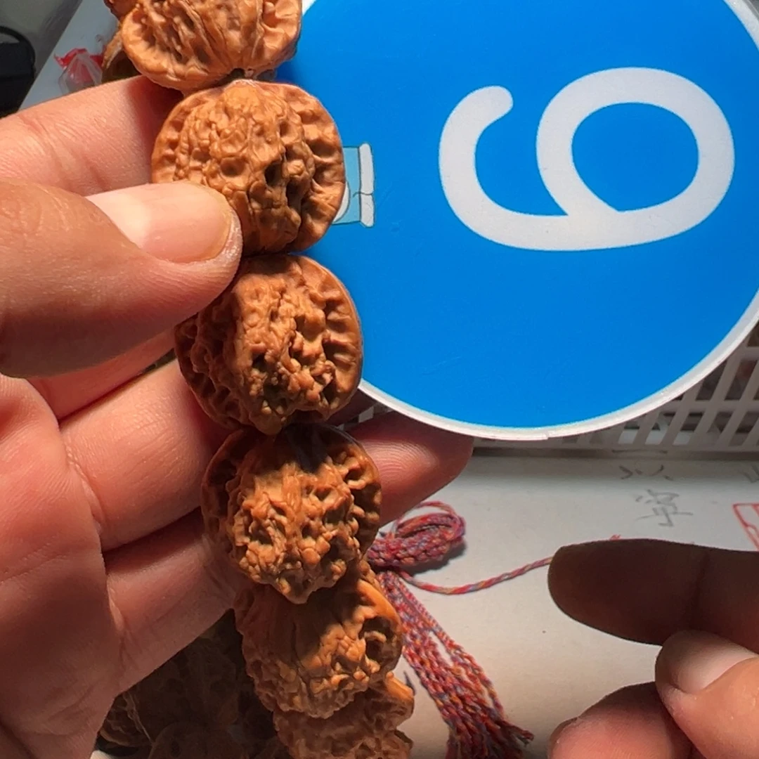 文玩核桃，蓝色06号