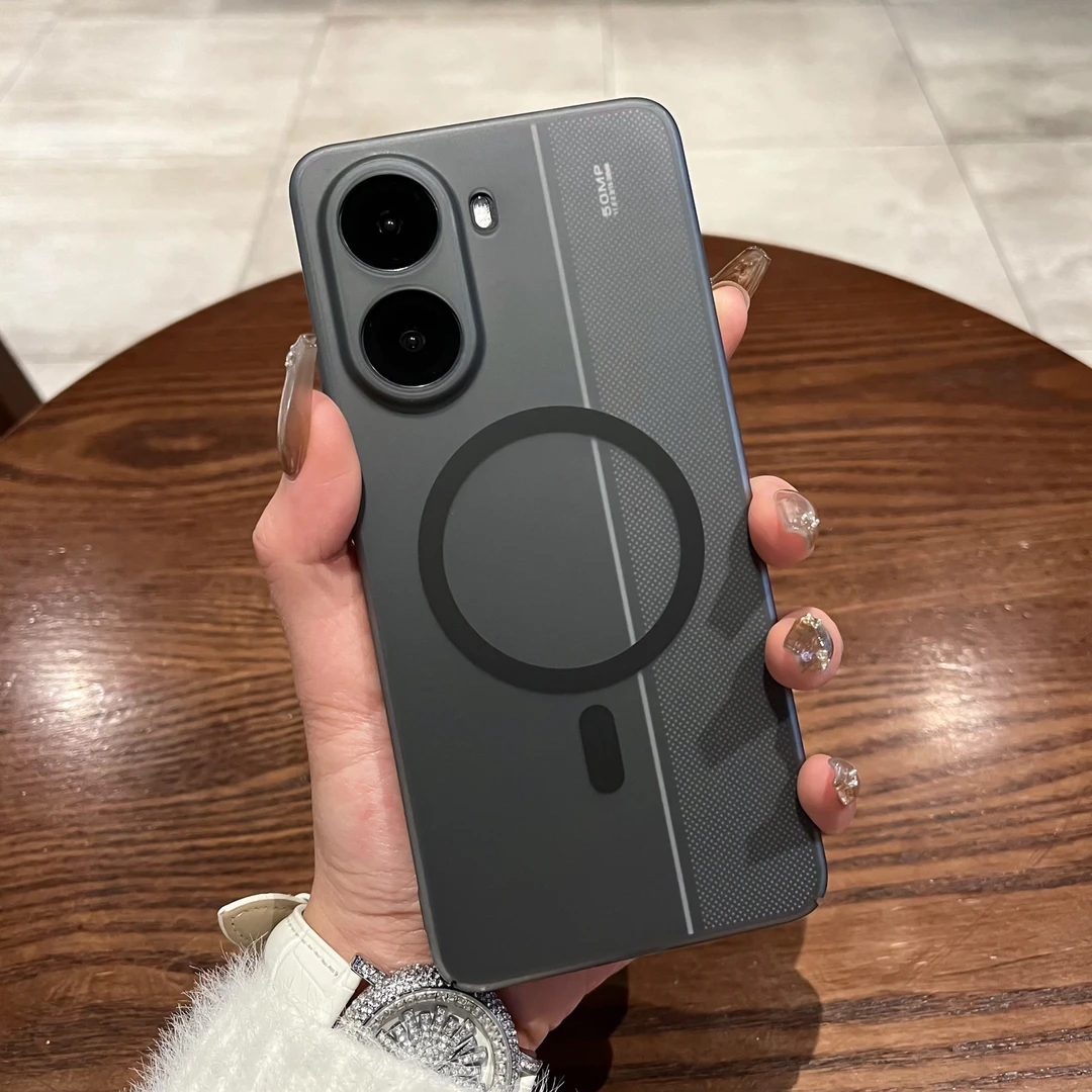 适用红米turbo4手机壳磁吸红米turbo4pro超薄冰雾肤感磨砂保护壳