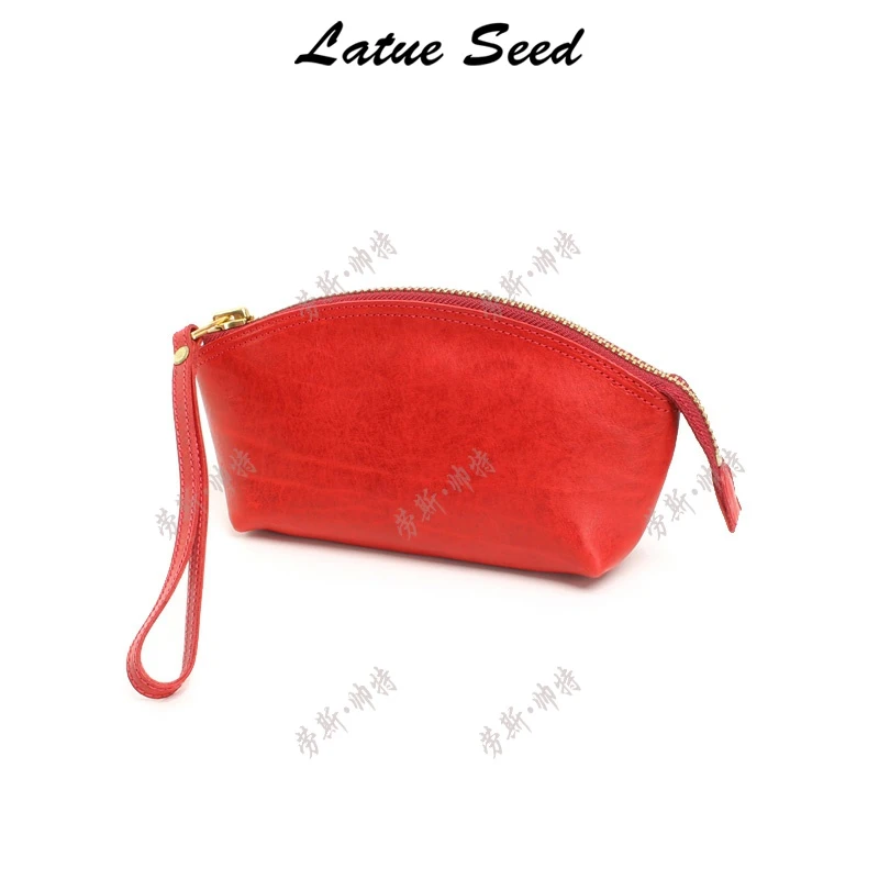 【A024大红】朱珠同款新品简约百搭时尚ins休闲手拿手挽女包20160