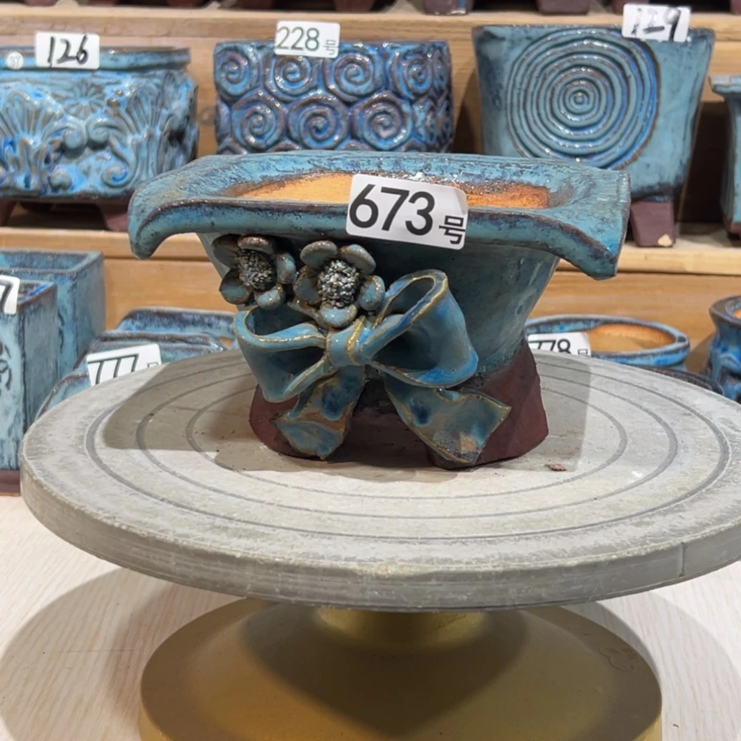 尚雅陶坊多肉花盆，内口径14×12.5