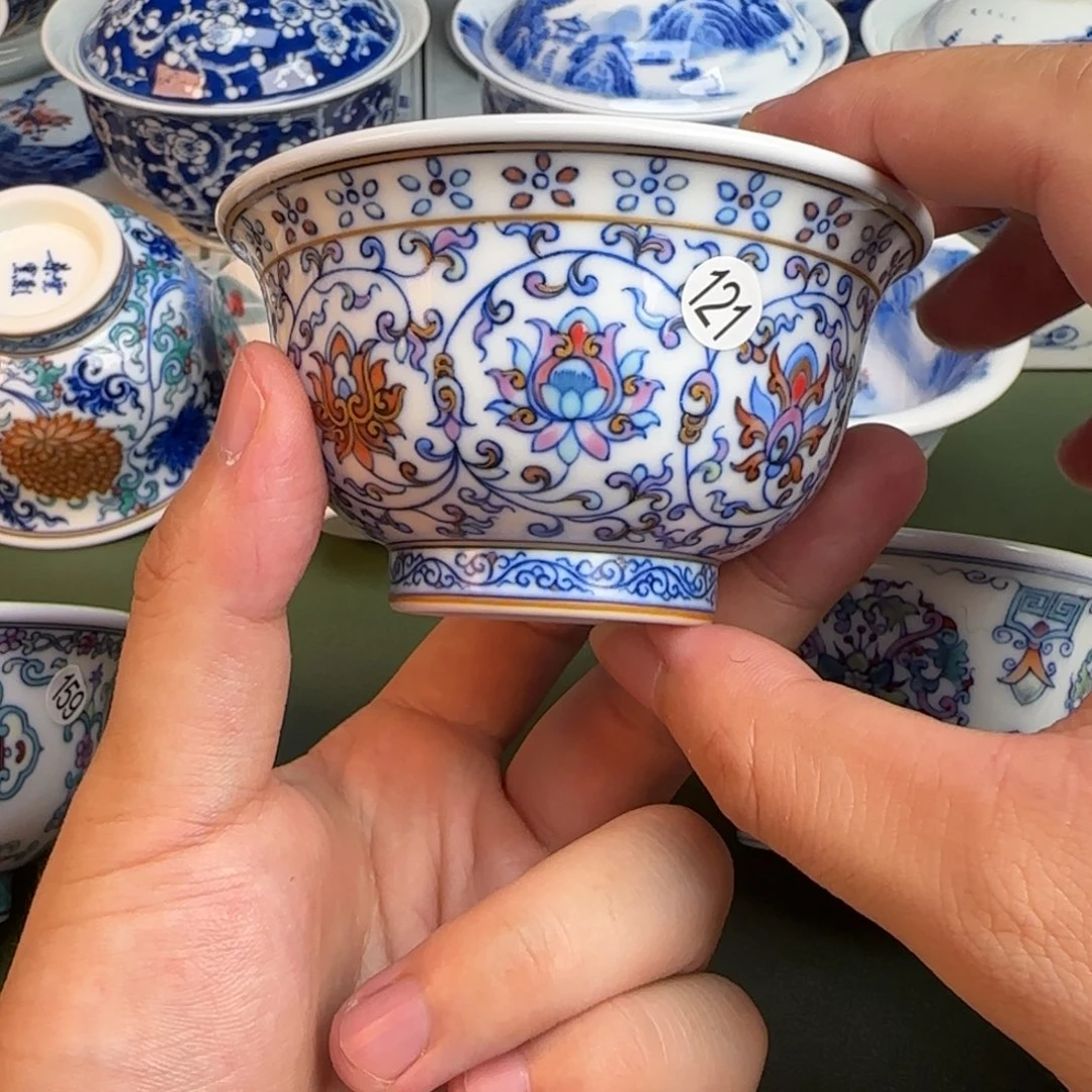 彦祖纯手工手绘茶具121