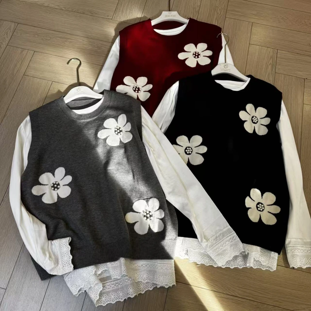 【WJ】冬款 崔 3392  三色上衣（均码）（俩件套）