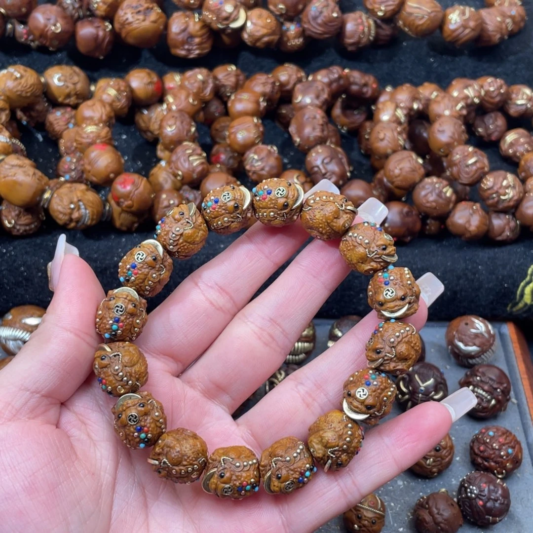 六***祥手串紫金鼠14七彩金蝉