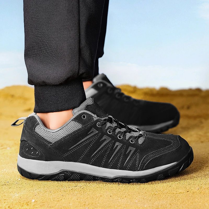 【退货补运费】春季男士真皮防滑耐磨户外简约百搭休闲鞋Z1208-8810