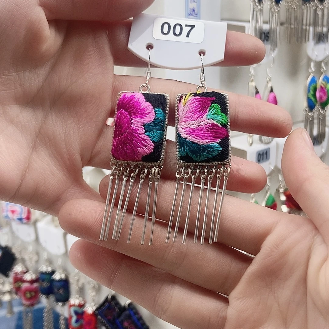 核桃手串/手链松桃绣耳环