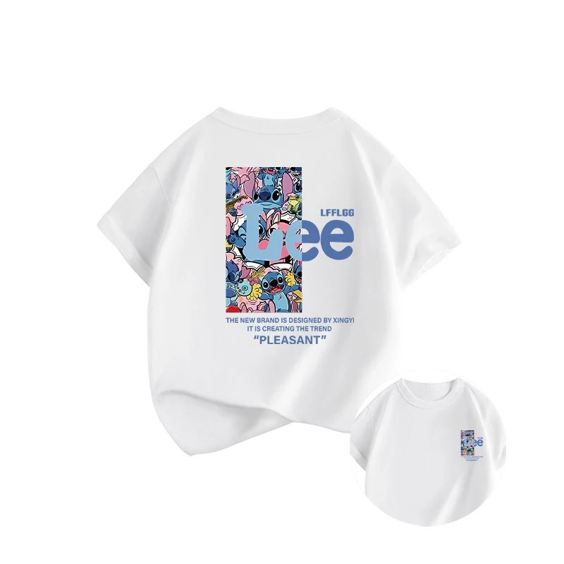 纯棉宝宝T恤短袖新款夏装儿童百搭休闲男童女童洋气上衣夏季童装