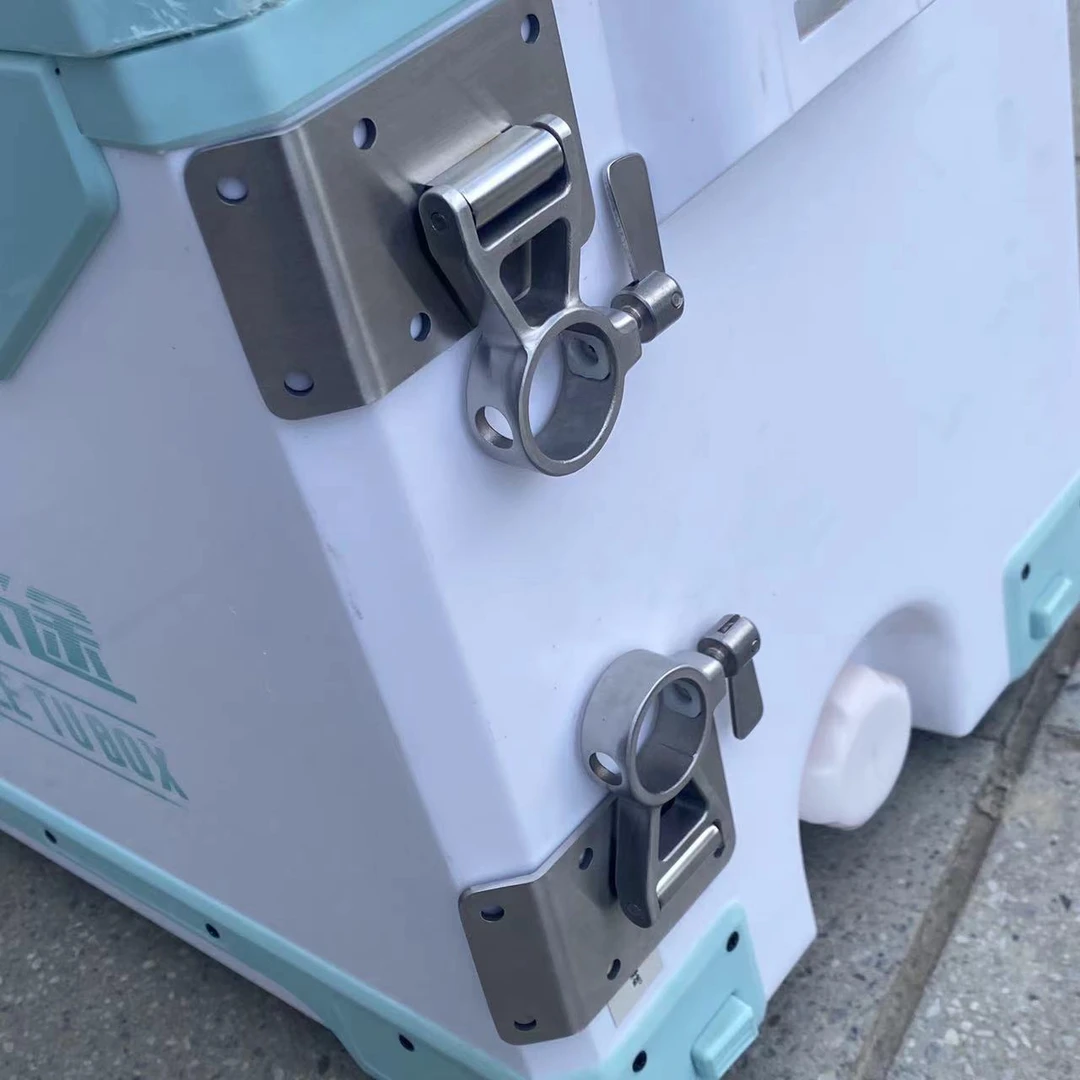 不锈钢双折叠伞架加厚包角防风款