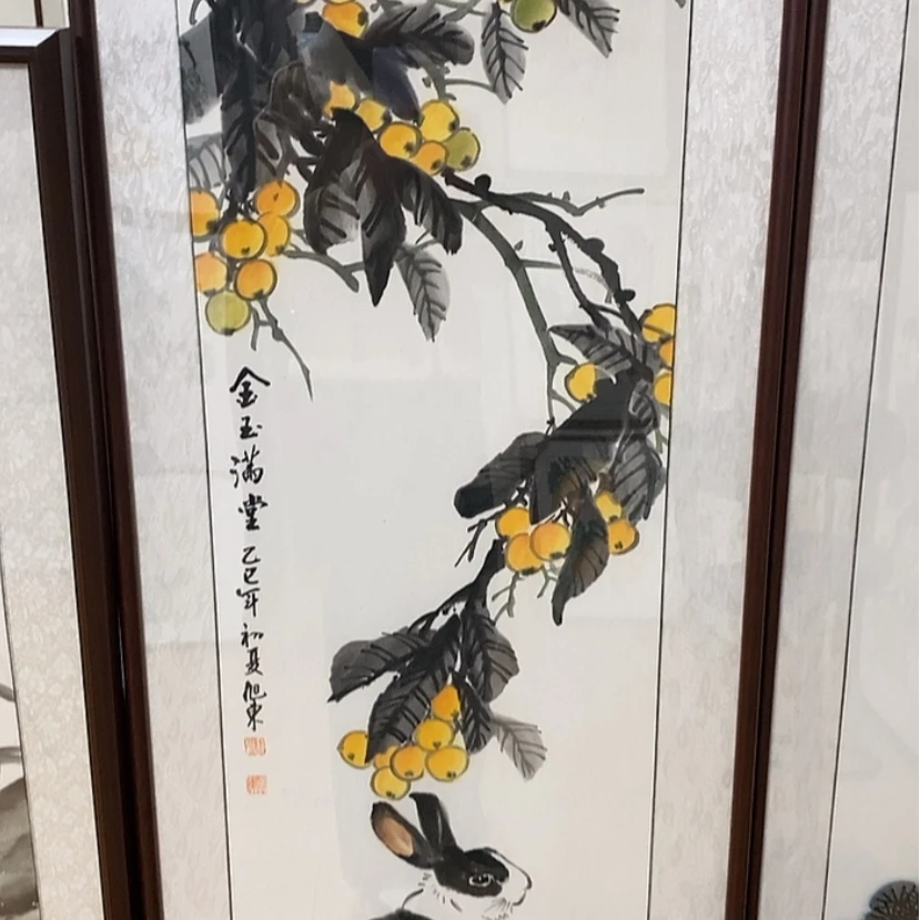 【闪购商品】国画手绘国画带框162.47