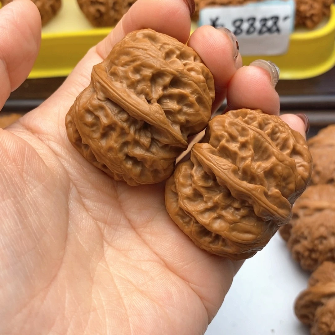 文玩核桃把件42尺平谷方块