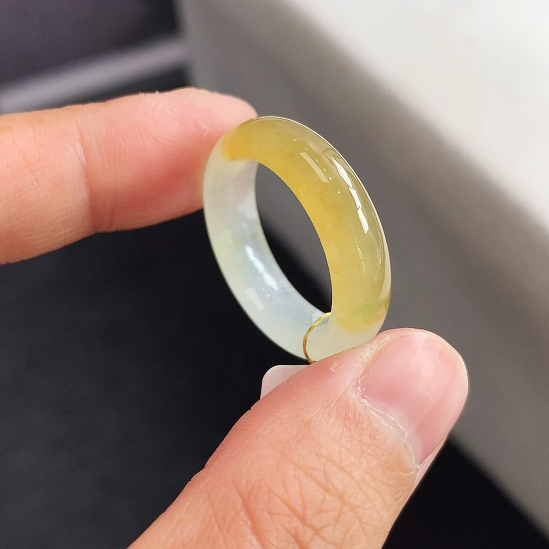 翡翠未镶嵌戒指19-20号