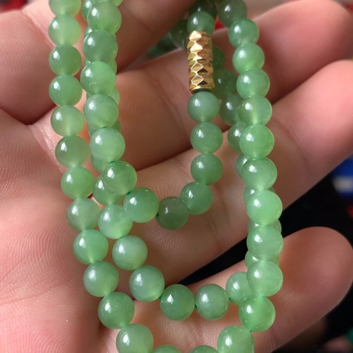 和田玉（碧玉）未镶嵌手链