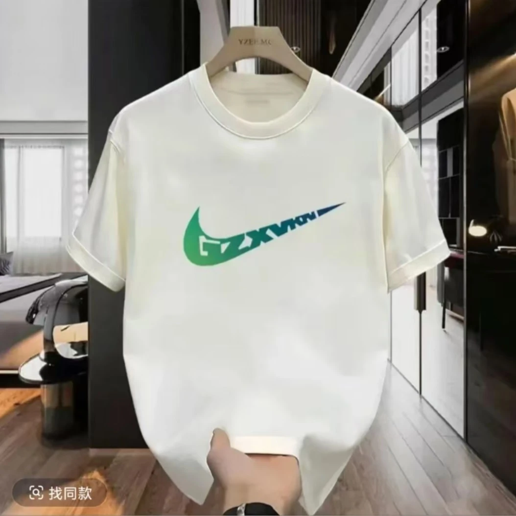 【一折粉丝福利】夏季潮牌男女同款百搭圆领T恤