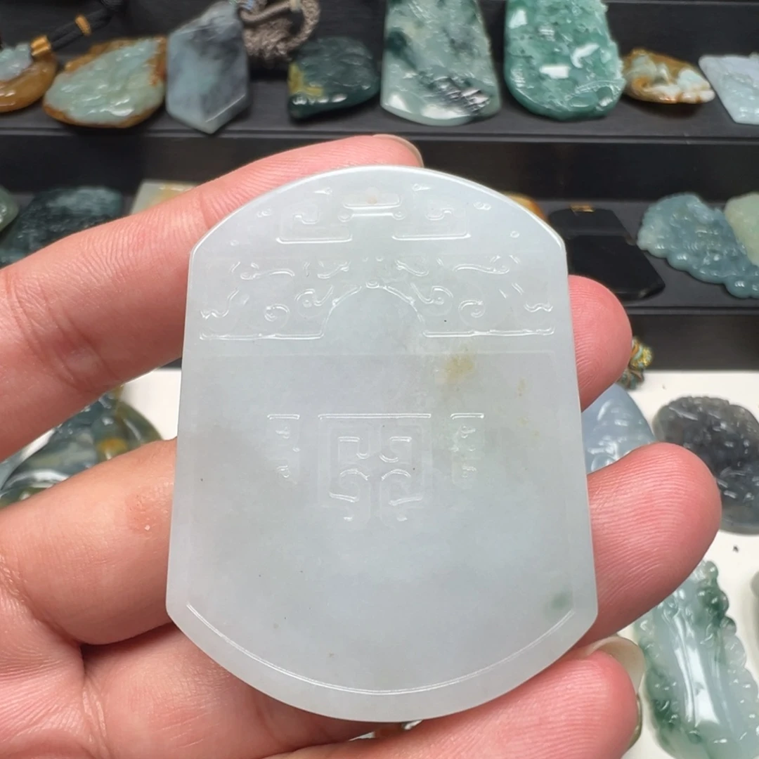 翡翠未镶嵌颈饰天然