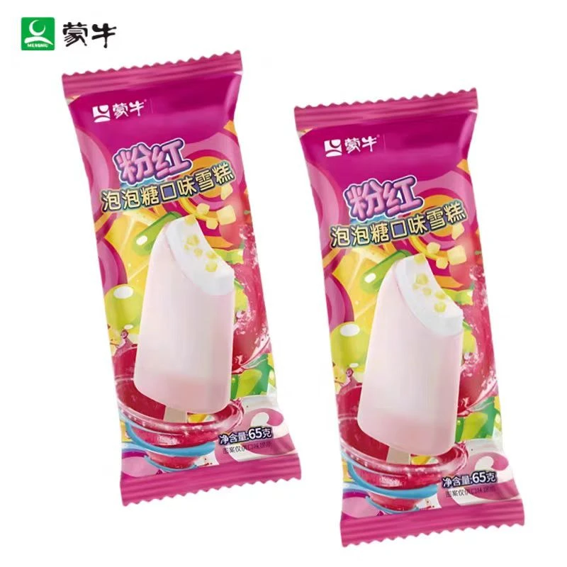 蒙牛 粉红泡泡糖口味雪糕 65g/袋网红雪糕