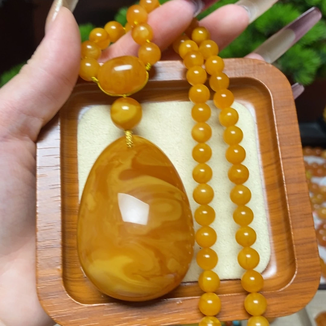 【闪购商品】蜜蜡颈饰未镶嵌项链