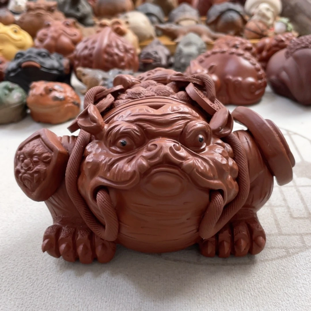 【闪购商品】紫砂茶宠紫砂金蟾