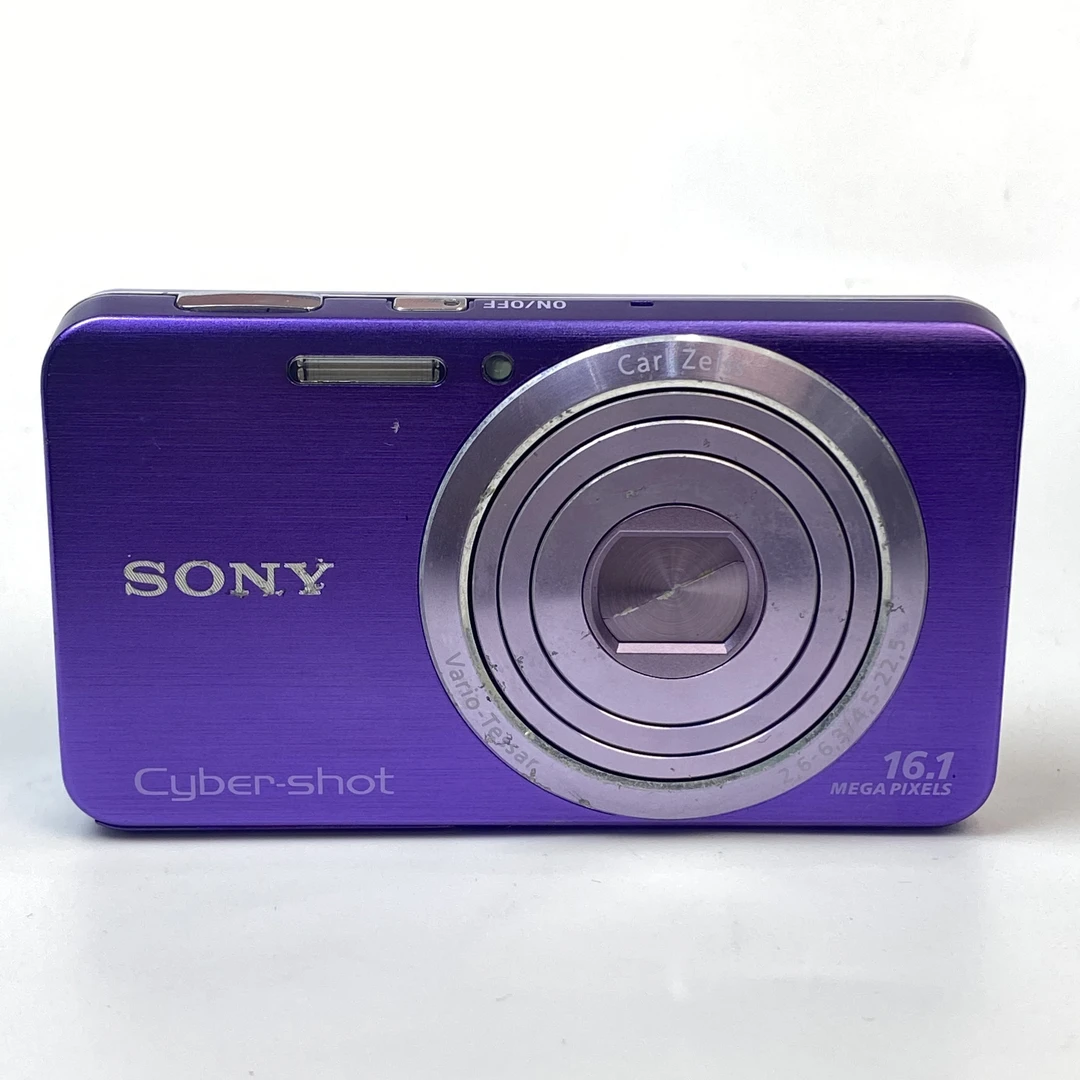 95新 Sony/索尼 w630紫色1610w像素5倍光学变焦复古ccd相机