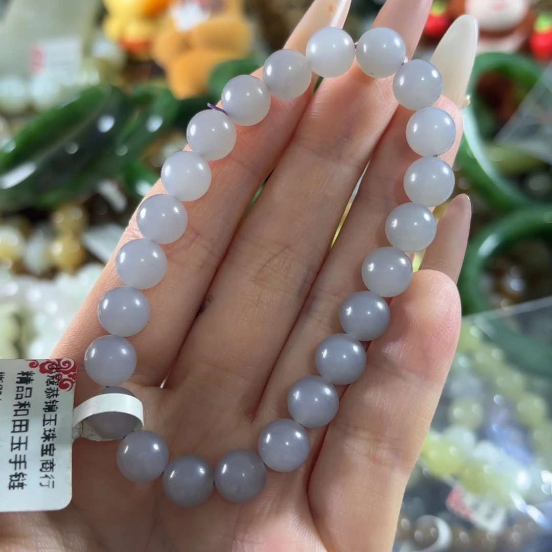 和田玉未镶嵌手链19