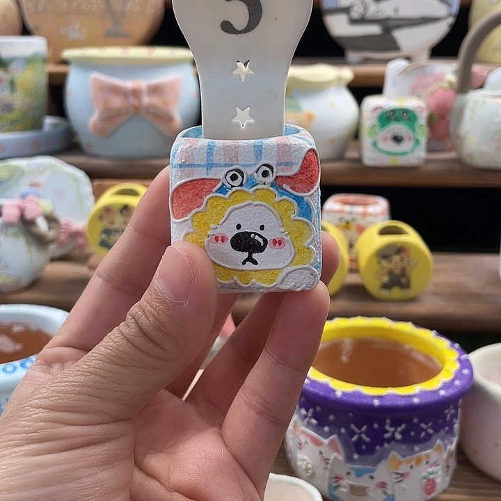 5……手工手绘花盆花盆