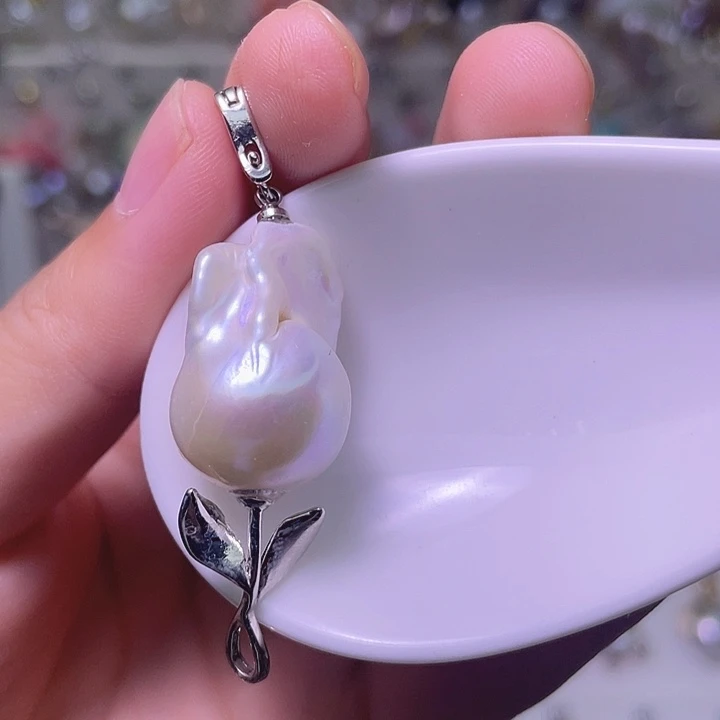 颈饰合金淡水珍珠04